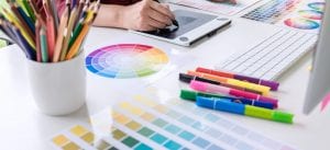 Image Of Creative Graphic Designer
