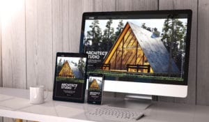 Devices Responsive On Workspace Architect Website Design