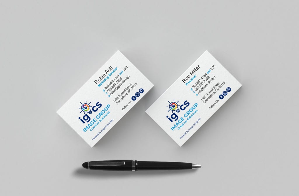 Sales Team Business Cards